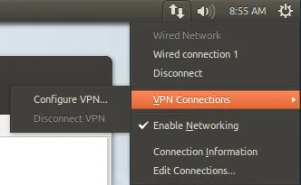 Gnome add new VPN Connection